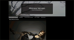 Desktop Screenshot of mistressvervain.com