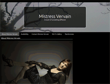 Tablet Screenshot of mistressvervain.com